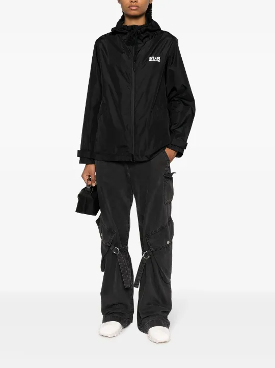 Golden Goose Daris star-print windbreaker jacket