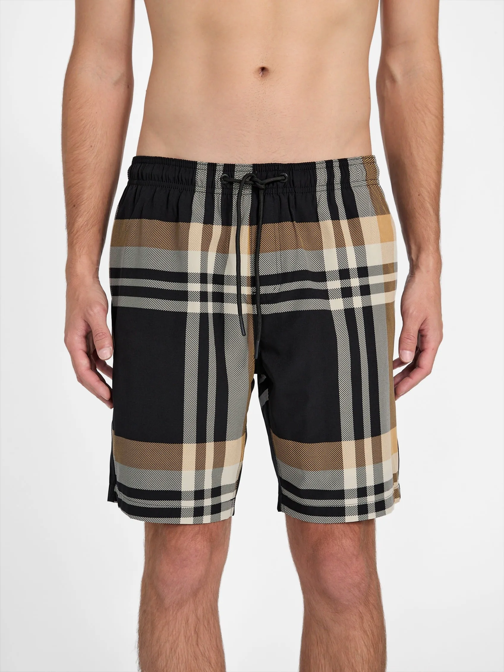 Hertz Plaid Swim Shorts