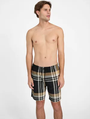 Hertz Plaid Swim Shorts