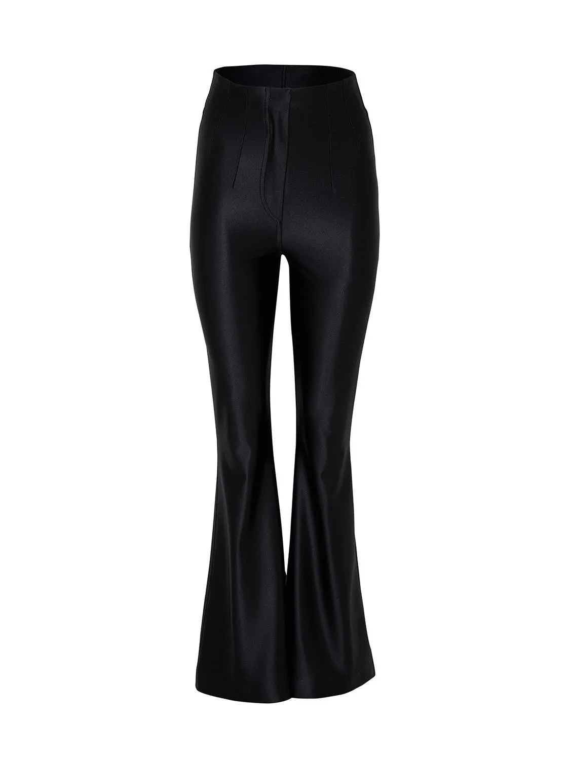 High-Waisted Slit Pants
