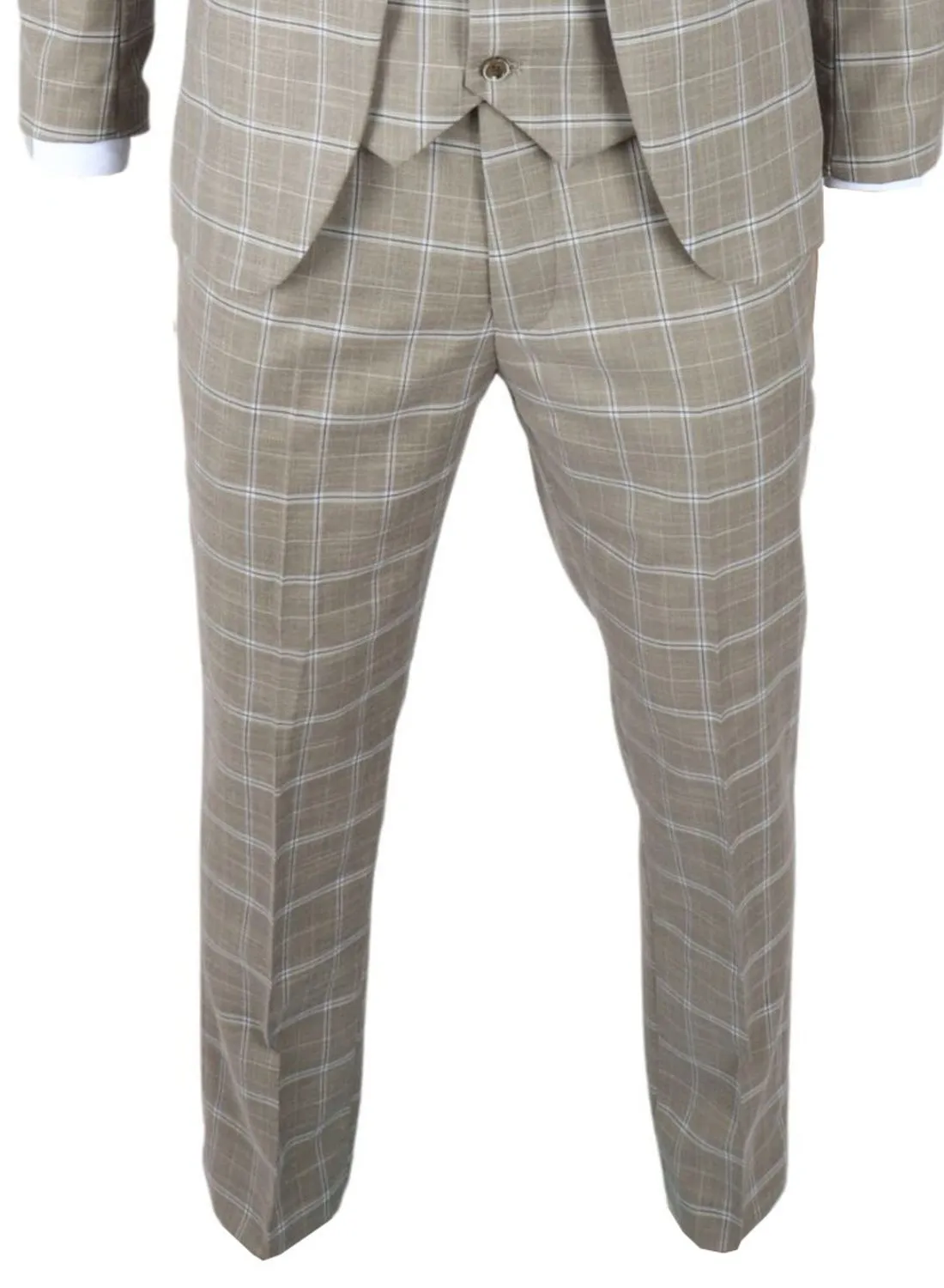 Hode Trousers Checked Casual Formal Pants
