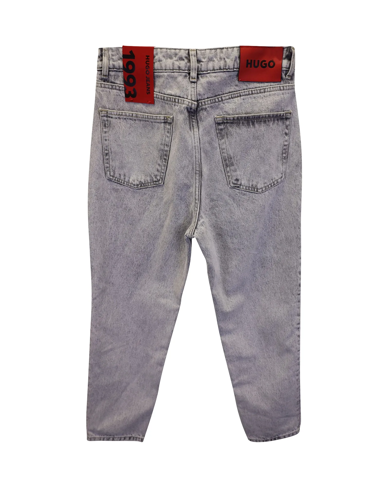 Hugo Boss Light Washed Jeans in Grey Cotton