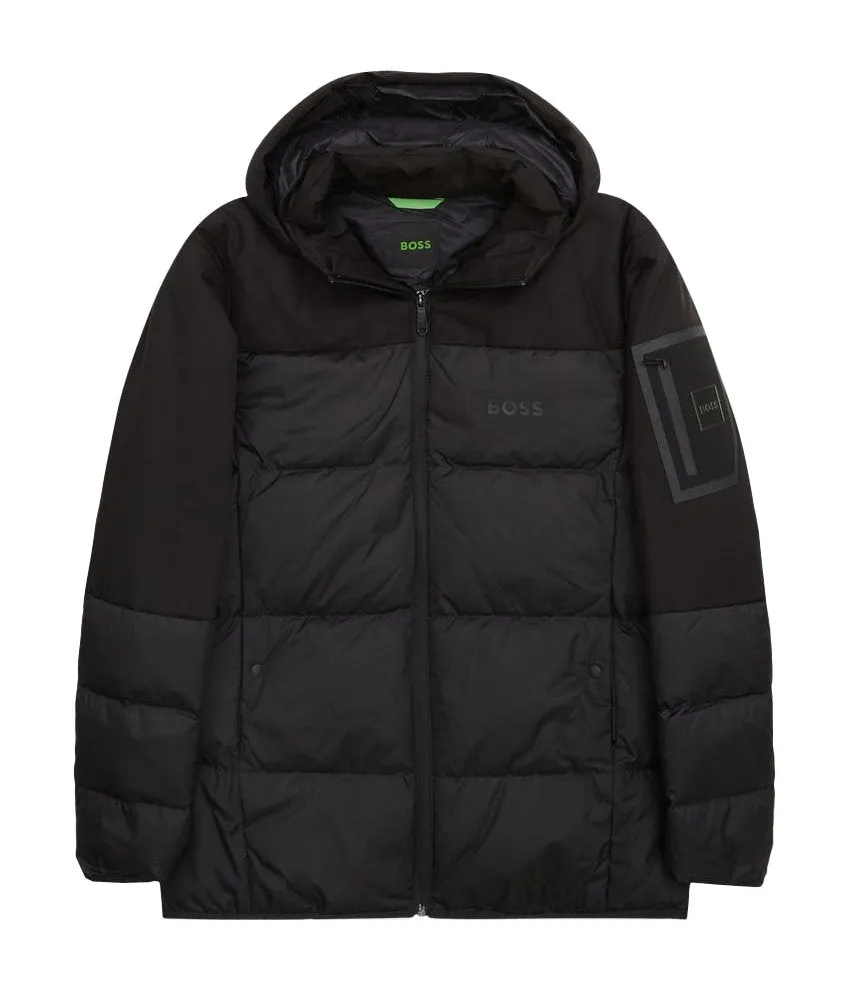 Hugo Boss Men's J Hamar 3 Puffer Jacket, Black