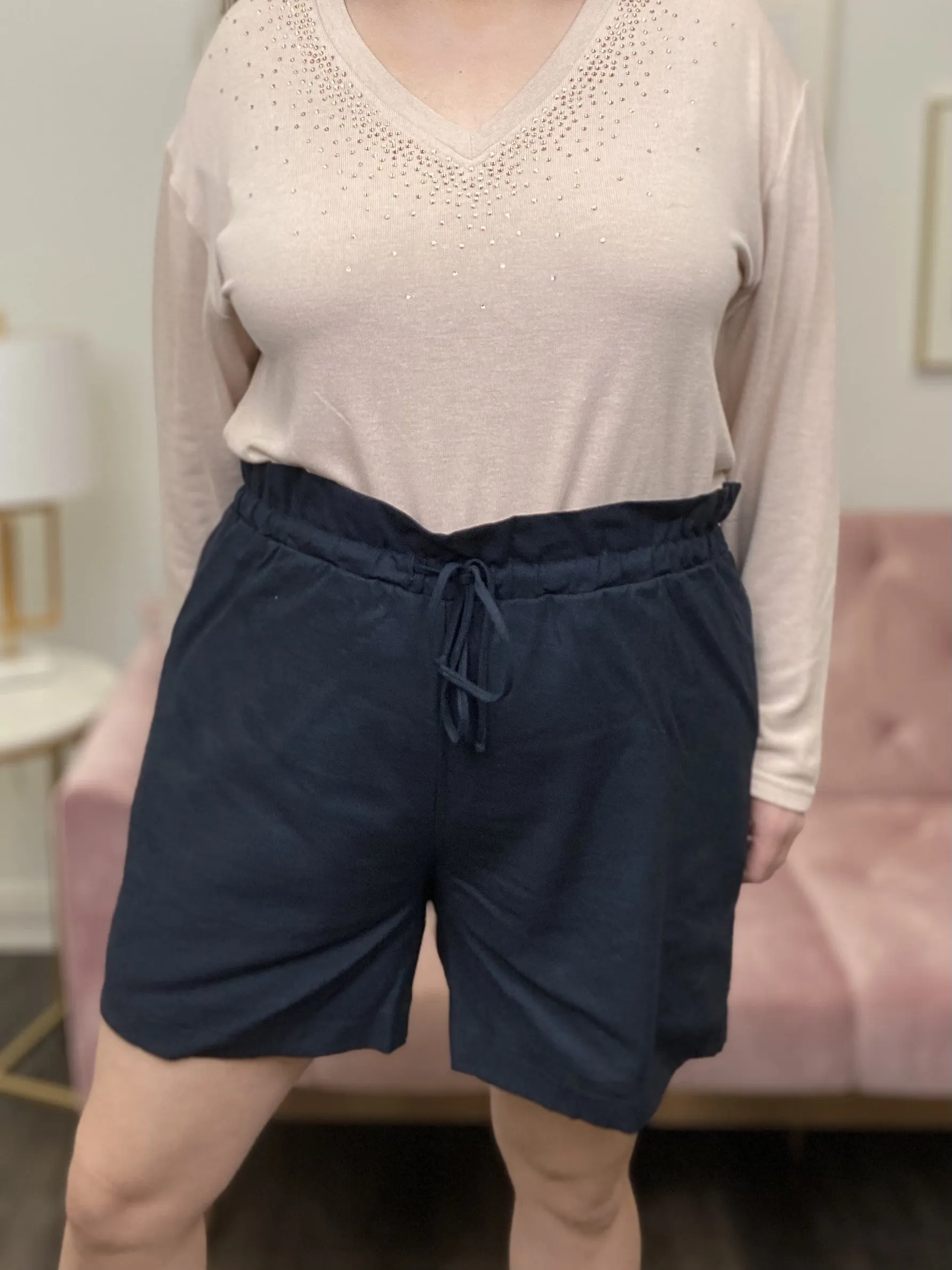 I Feel Good Women's Front Tie Shorts