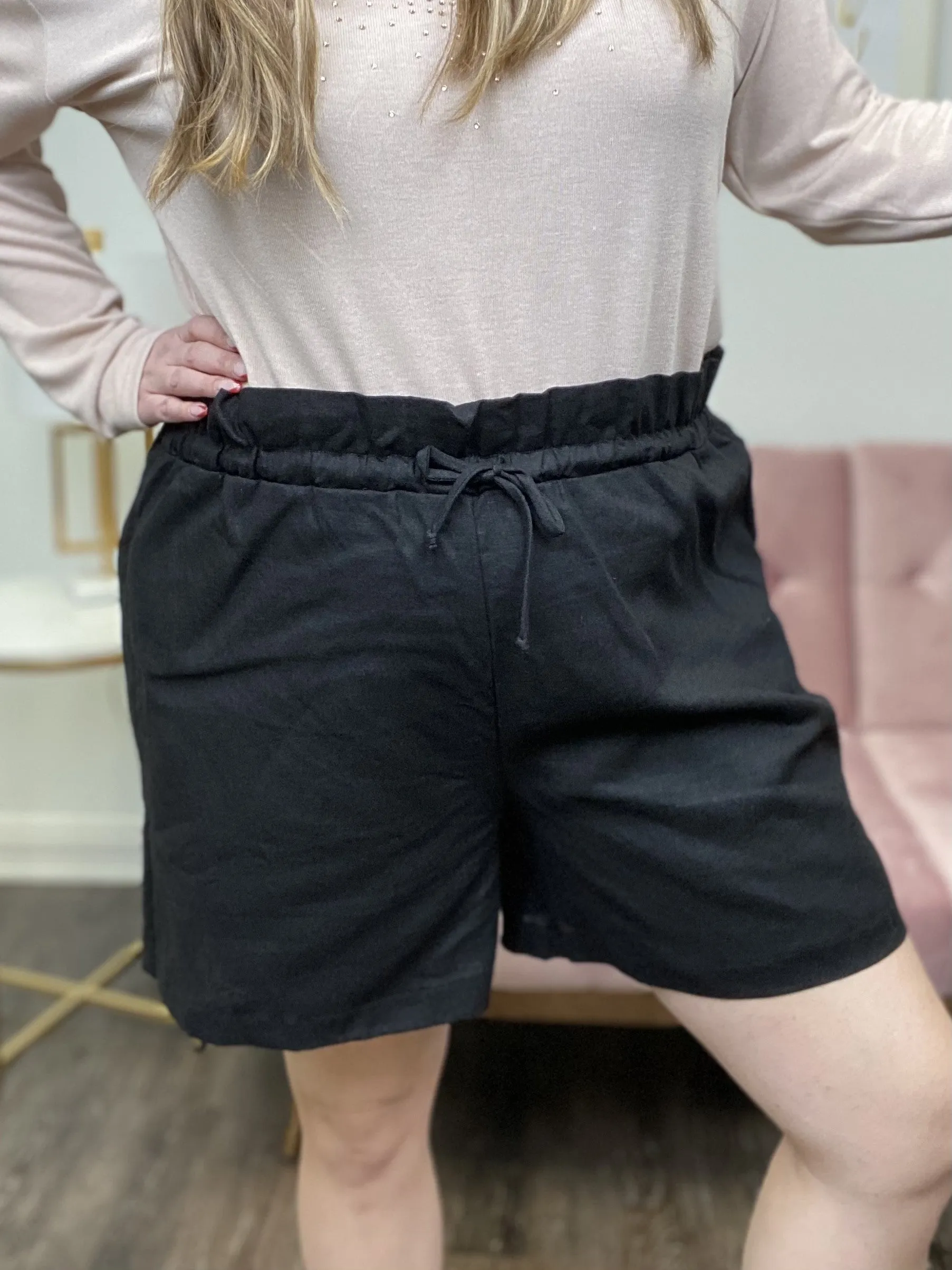 I Feel Good Women's Front Tie Shorts