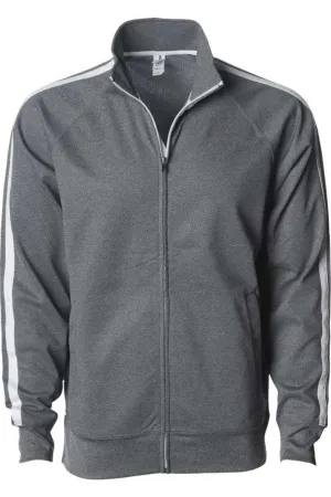 Independent Trading Co. Lightweight Poly-Tech Full-Zip Track Jacket