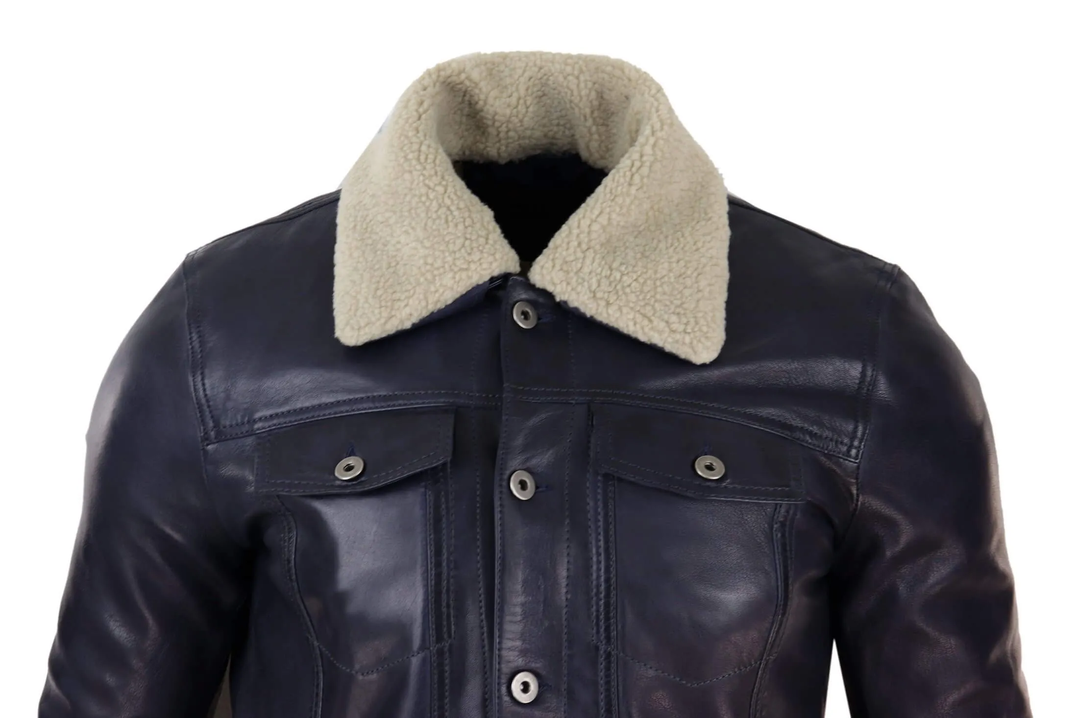 Jeans Style Collar Jacket