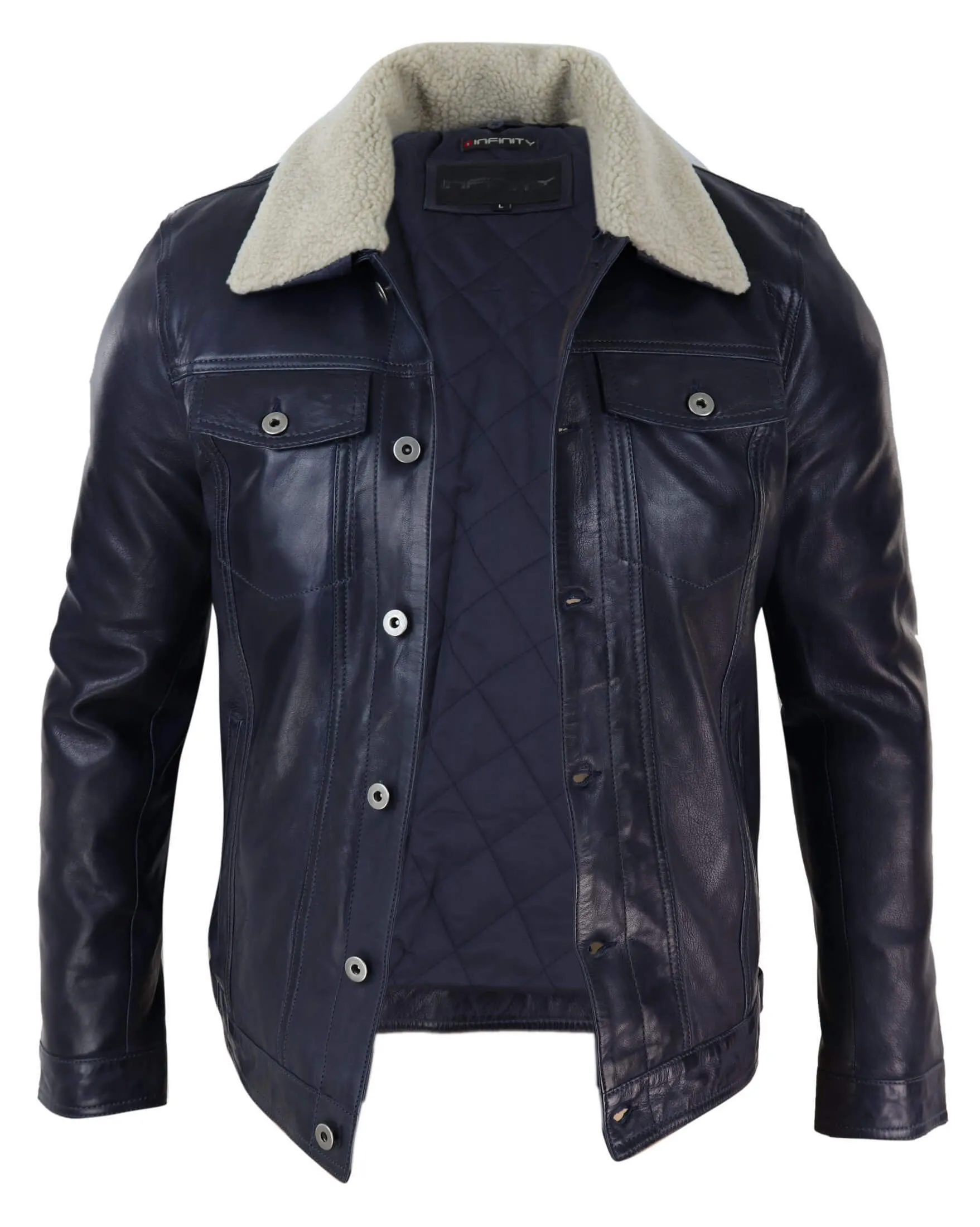 Jeans Style Collar Jacket
