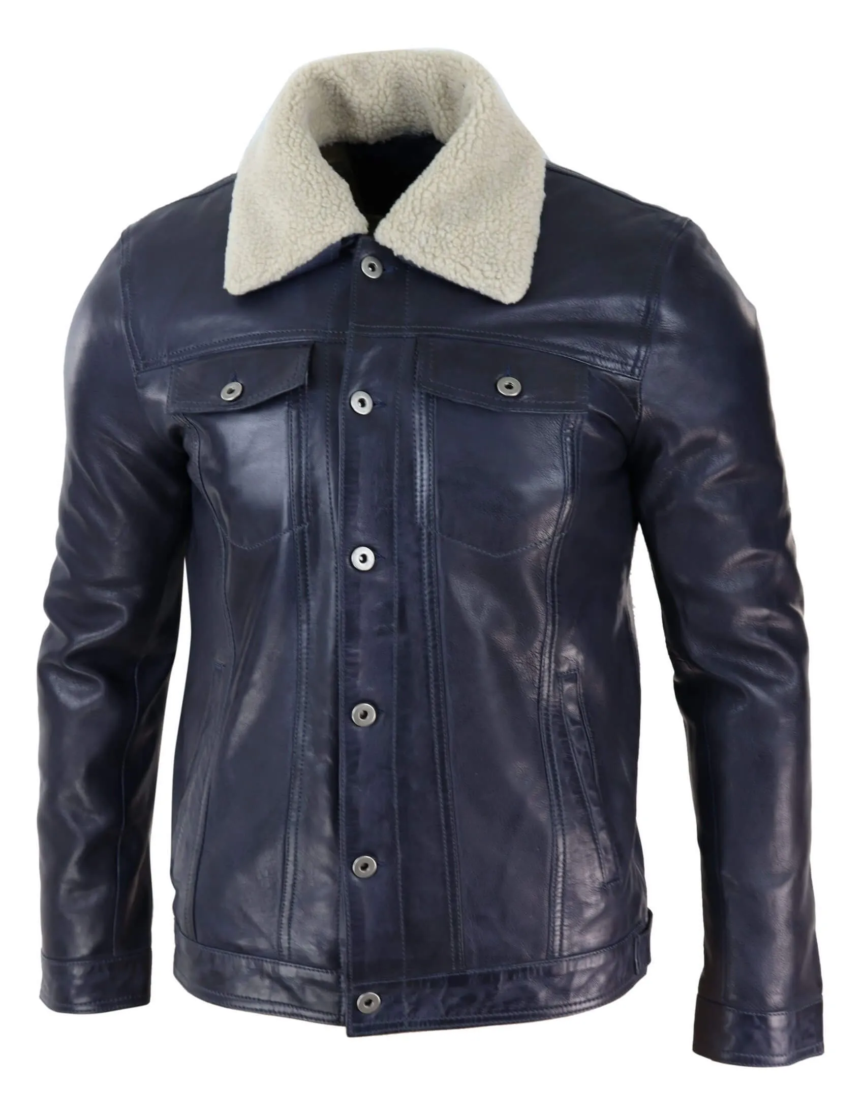 Jeans Style Collar Jacket