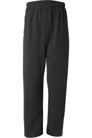 JERZEES NuBlend Open Bottom Sweatpants with Pockets