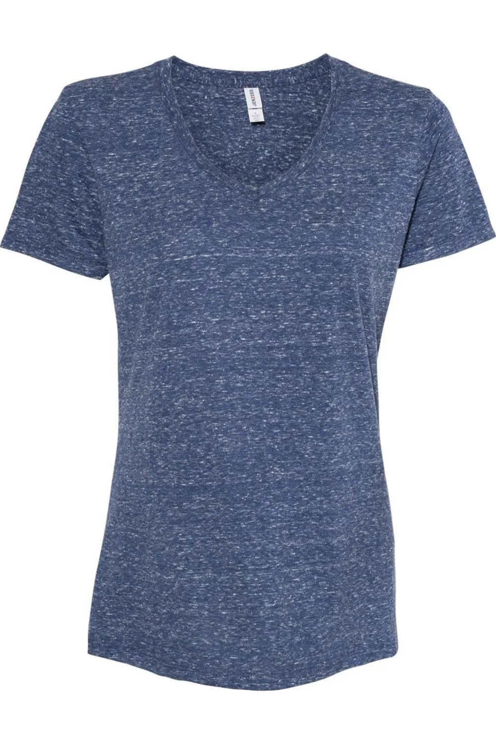 JERZEES Women´s Snow Heather Jersey V-Neck T-Shirt