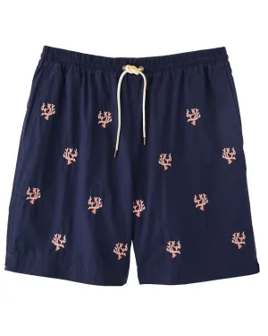 J.McLaughlin Coral Bruce Swim Trunk