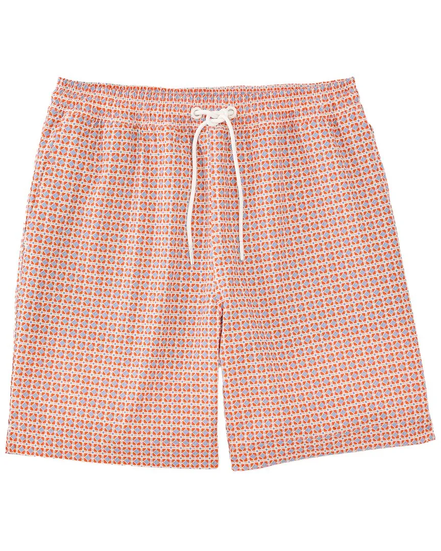 J.McLaughlin Diamond Rounds Bruce Swim Trunk