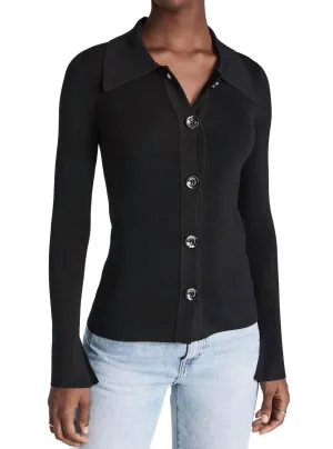 Joanne Bell Sleeve Cardigan In Midnight