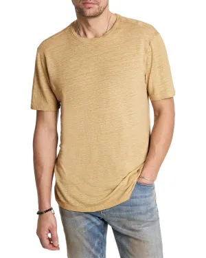 John Varvatos Mott Regular Fit Linen T-Shirt