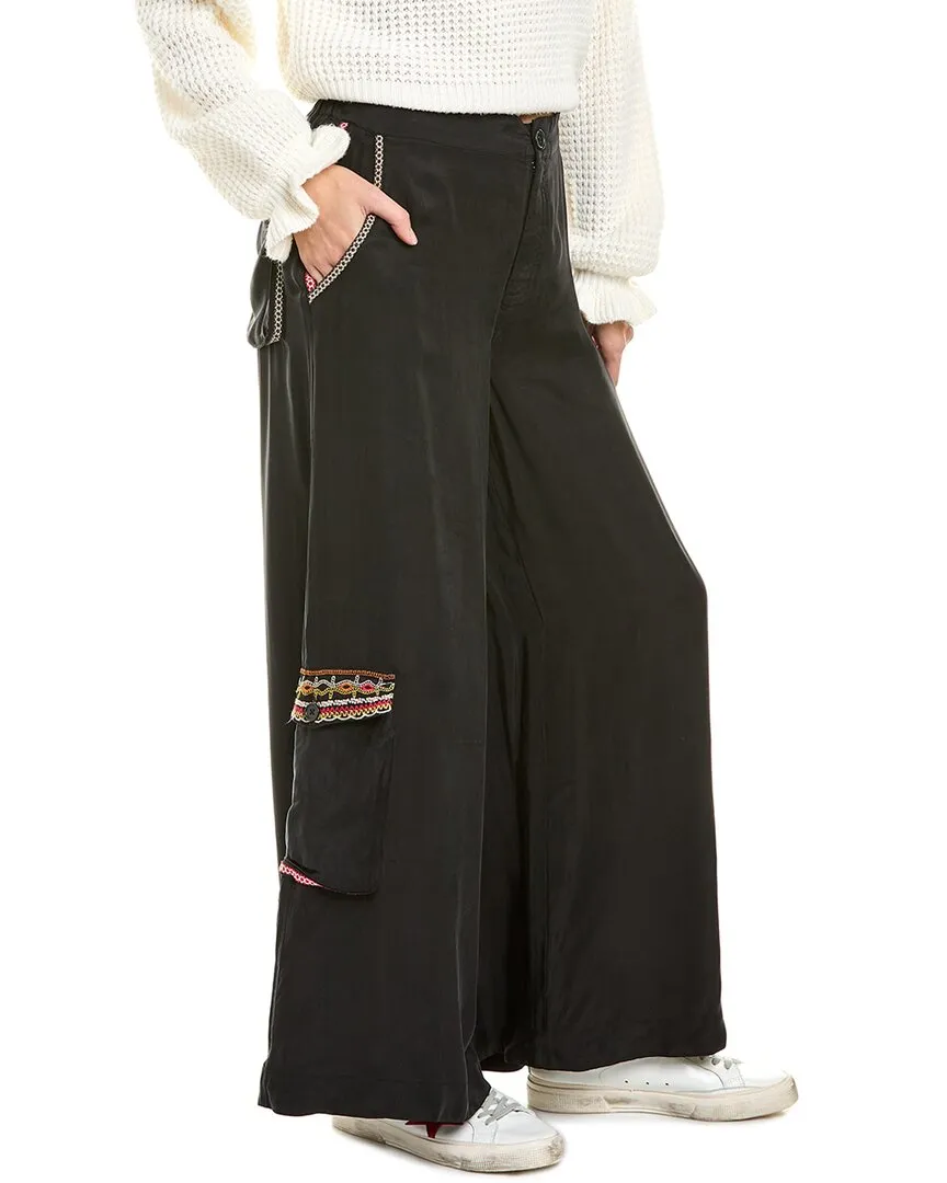 Johnny Was Clementine Palazzo Cargo Pant