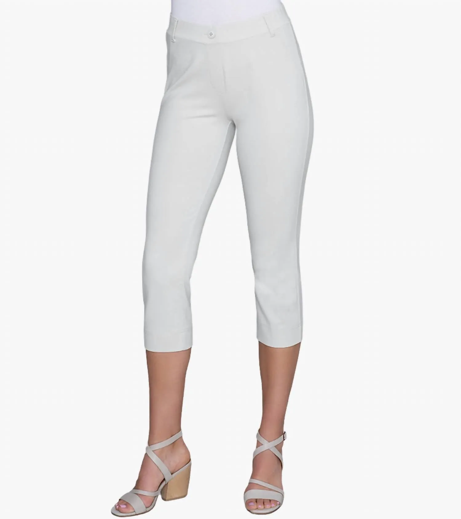 Just Right Cropped Pants In Birch