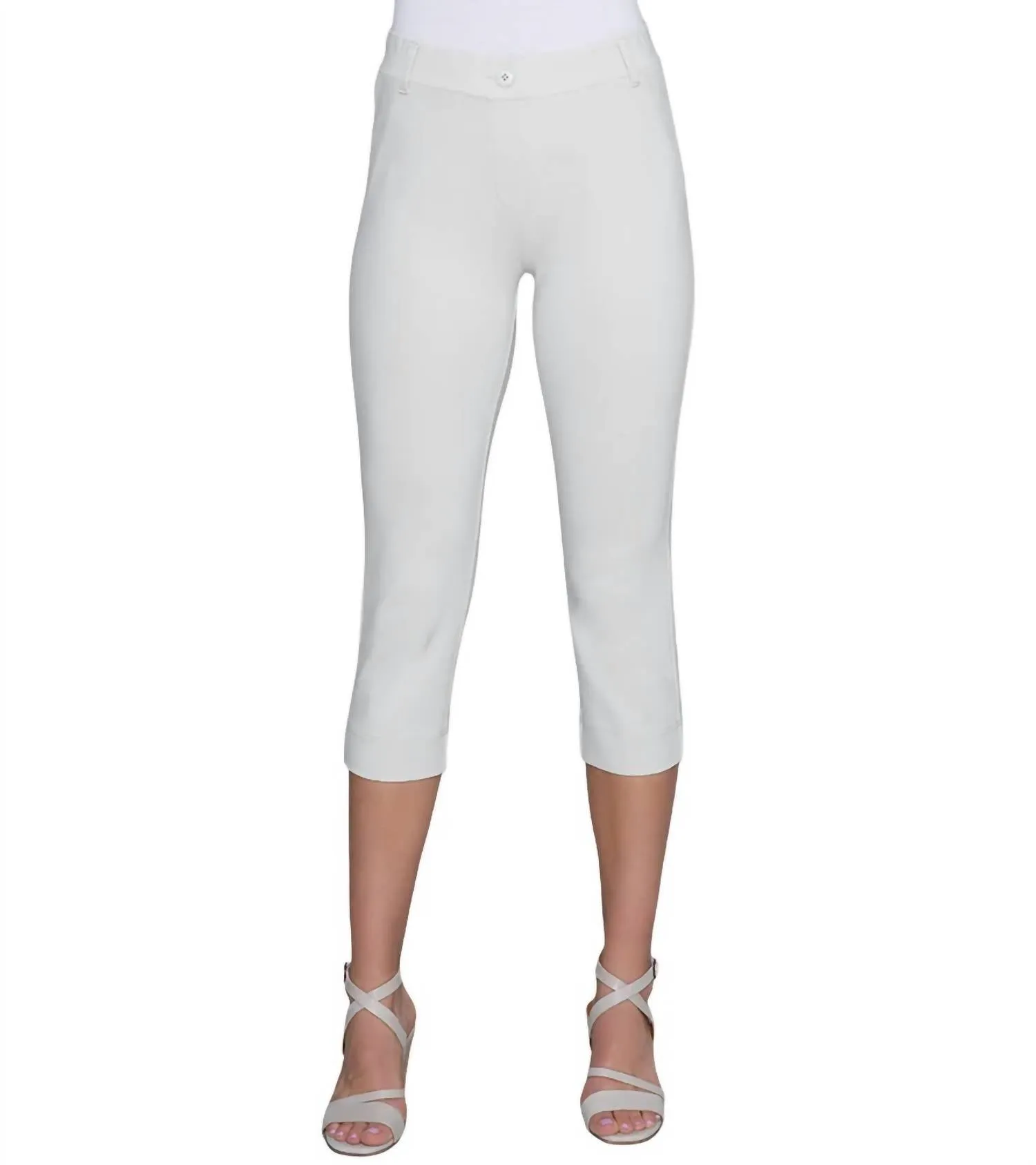 Just Right Cropped Pants In Birch