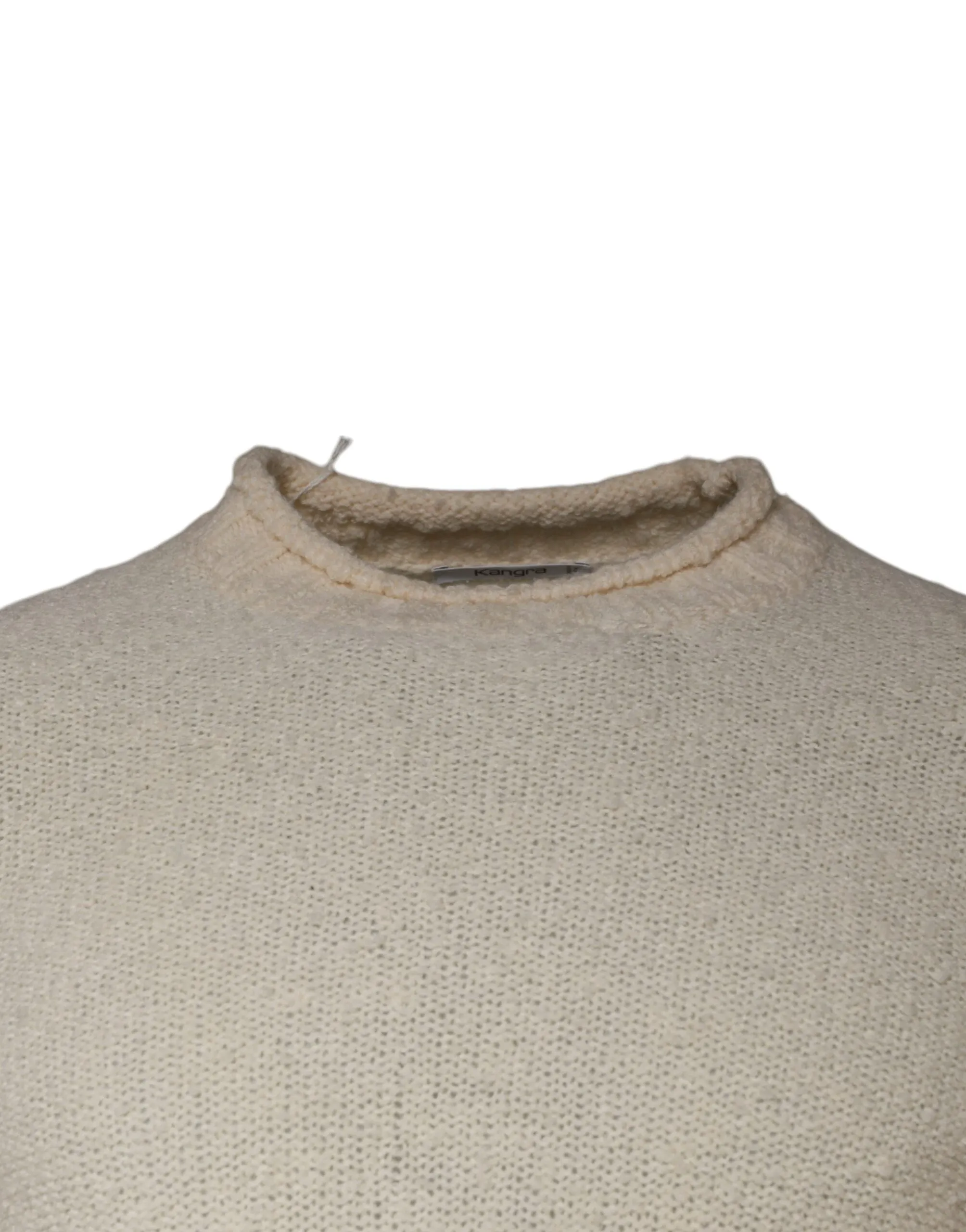 KANGRA Wool Knit Long Sleeve Round Neck Pullover Men's Sweater (Pre-Owned)