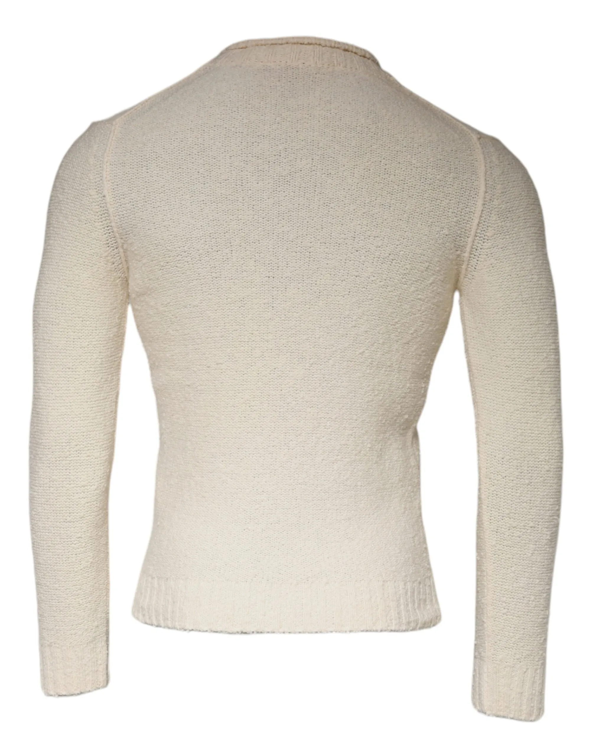 KANGRA Wool Knit Long Sleeve Round Neck Pullover Men's Sweater (Pre-Owned)