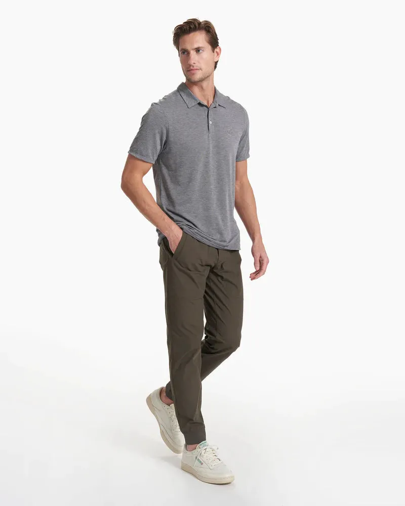KNIT TWILL POLO