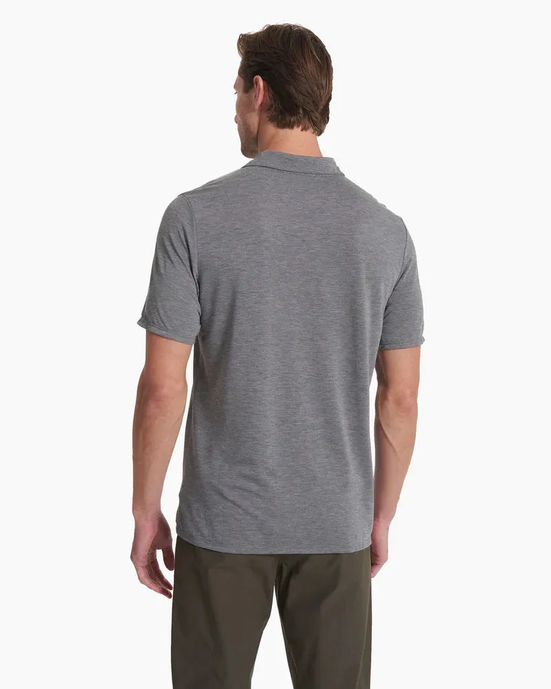 KNIT TWILL POLO