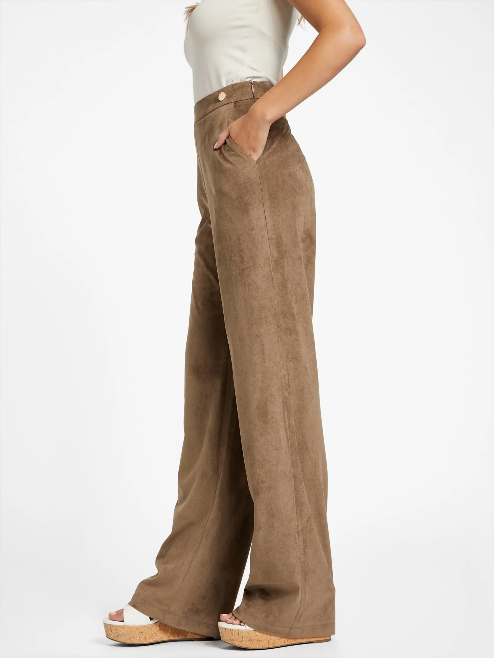 Lerika Faux-Suede Pants