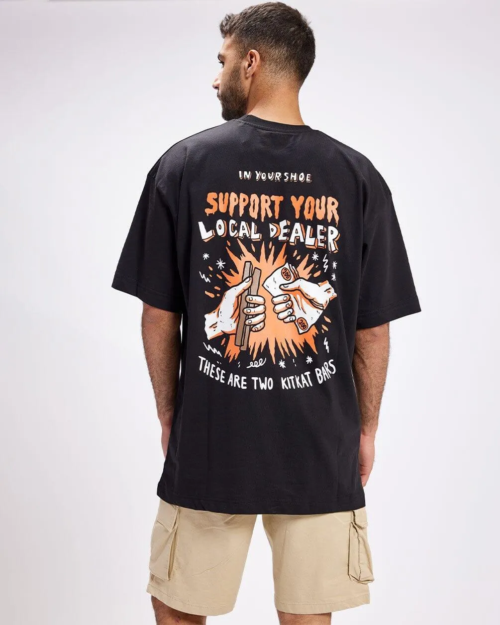Local Dealer Printed Oversized Tee