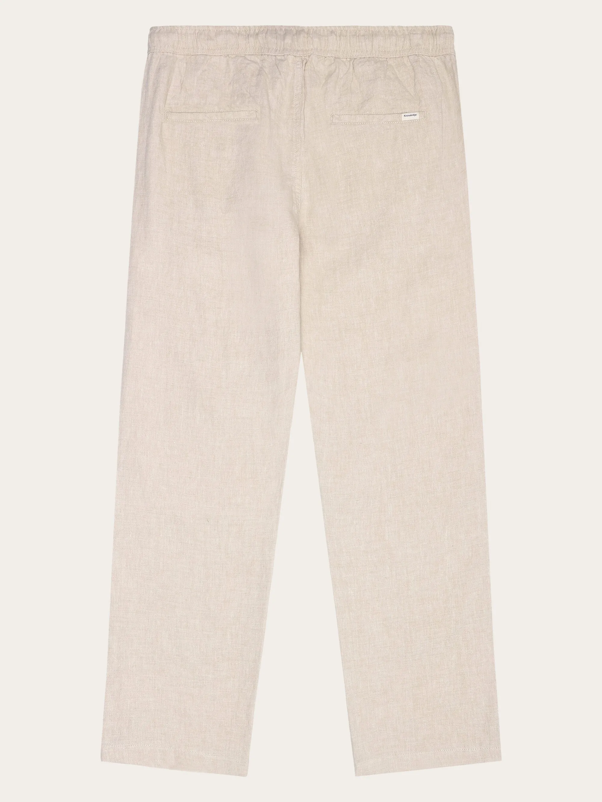 Loose linen pant - Yarndyed - Light feather gray
