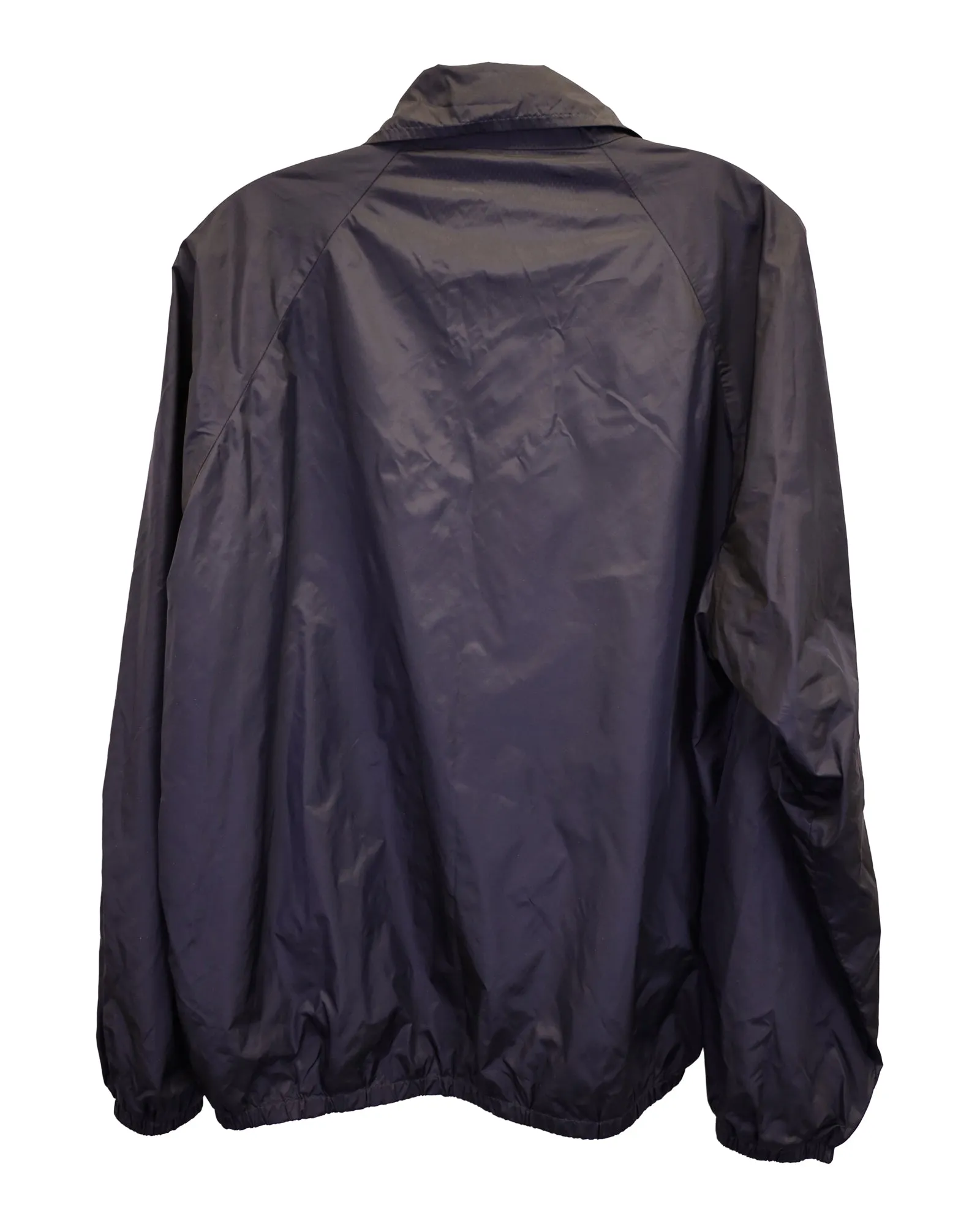 Maison Martin Margiela Stereotype Patch Coach Jacket in Black Polyamide