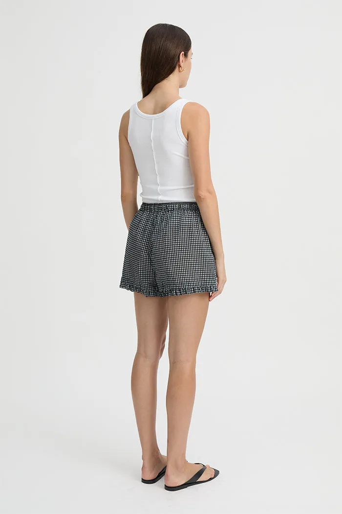 Maja Shorts Blue Gingham