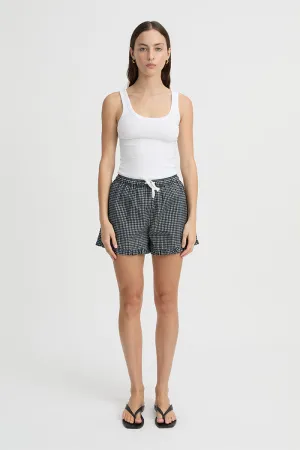 Maja Shorts Blue Gingham