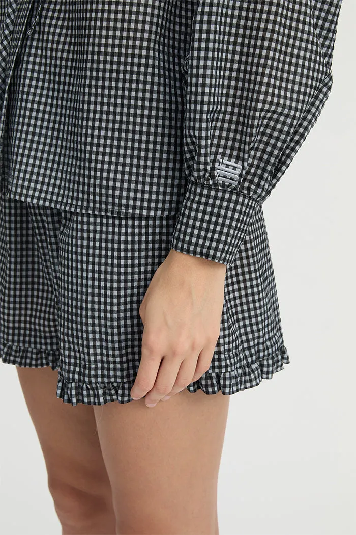 Maja Shorts Blue Gingham