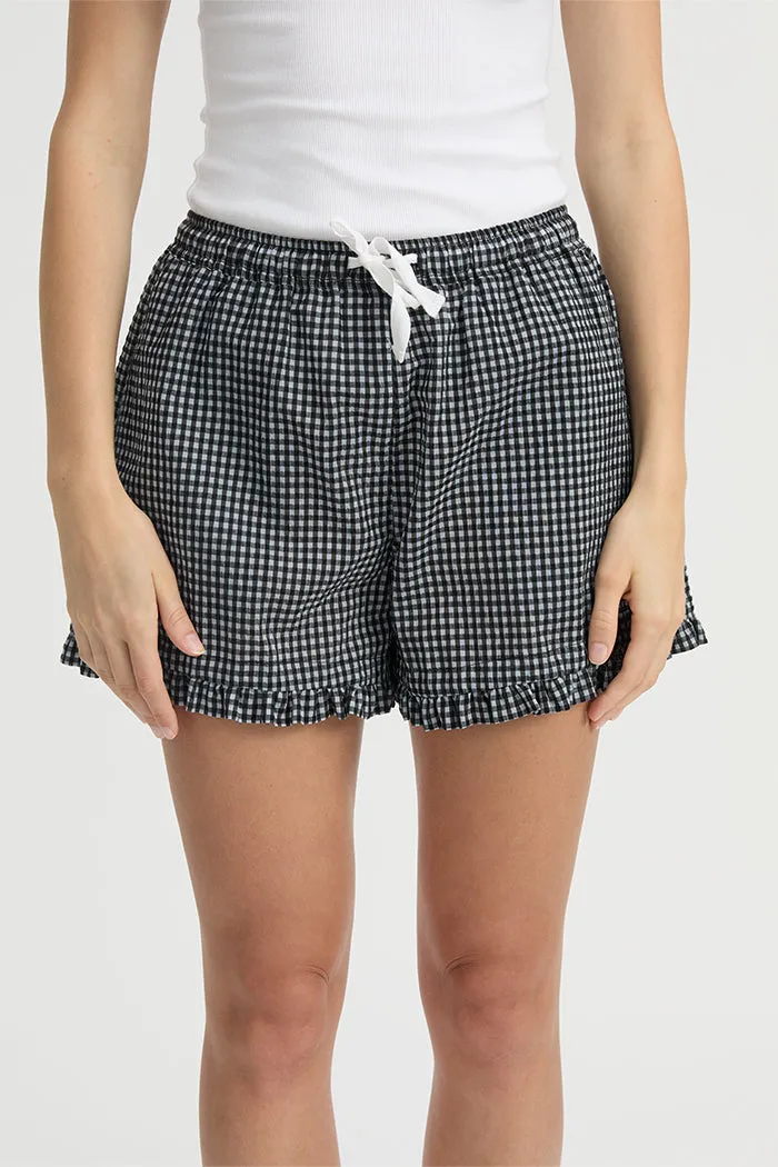 Maja Shorts Blue Gingham