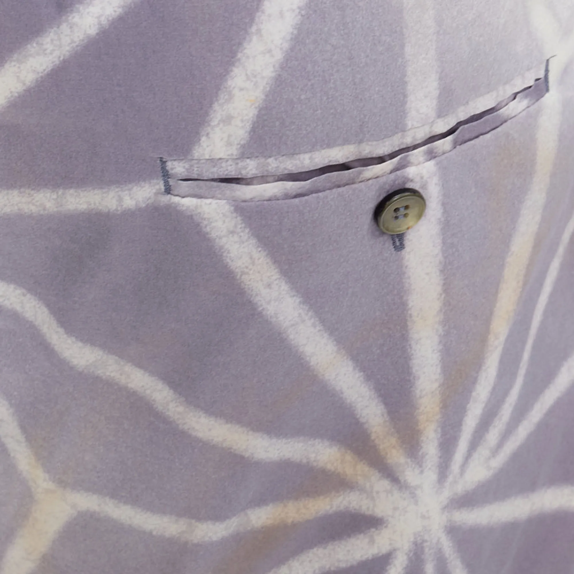 Marni light cream abstract print elastic shorts