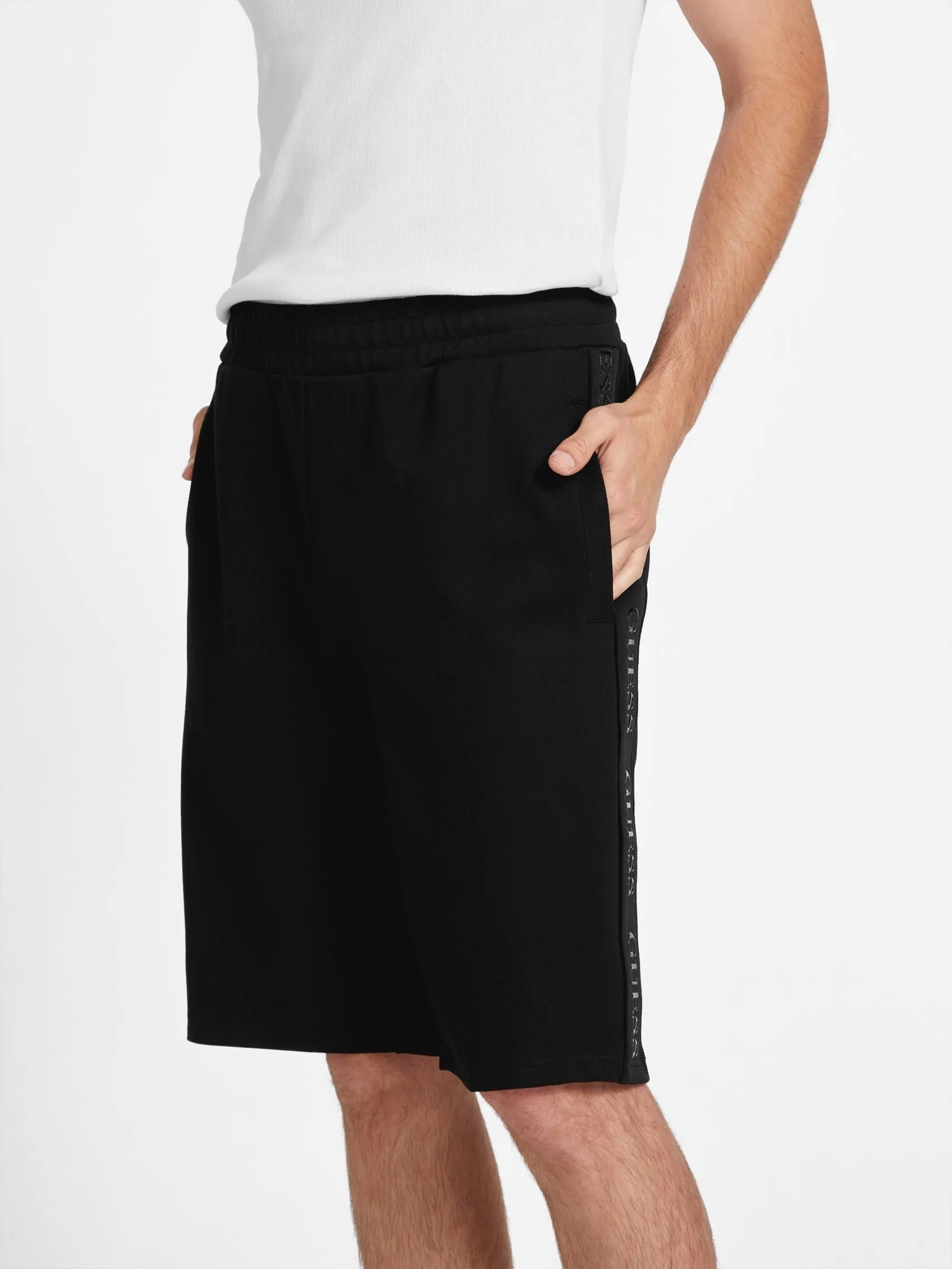 Mateo Logo-Tape Shorts