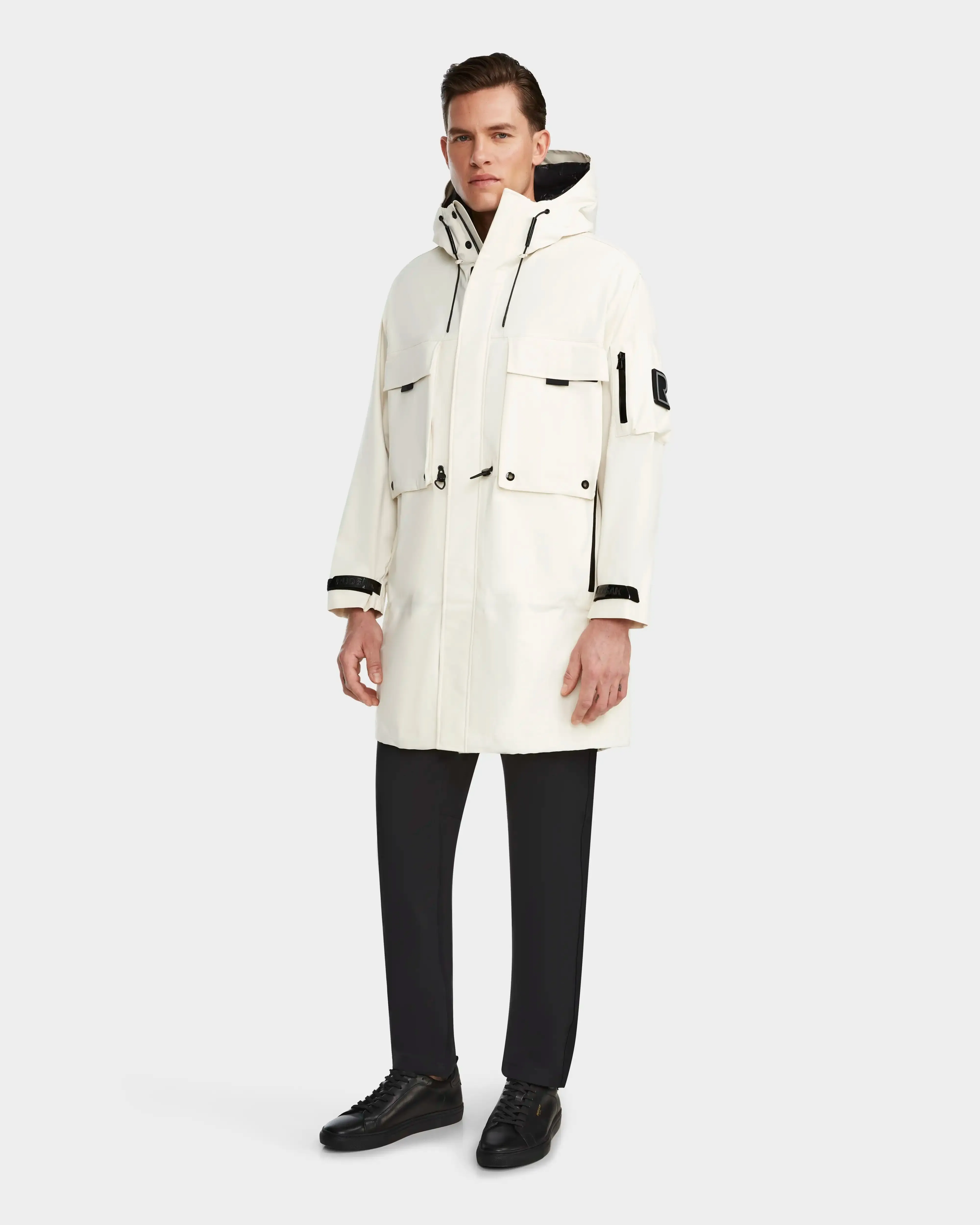 MELI UNISEX RECYCLED STORMSHELL 3-IN-1 LONG UTILITY RAIN JACKET