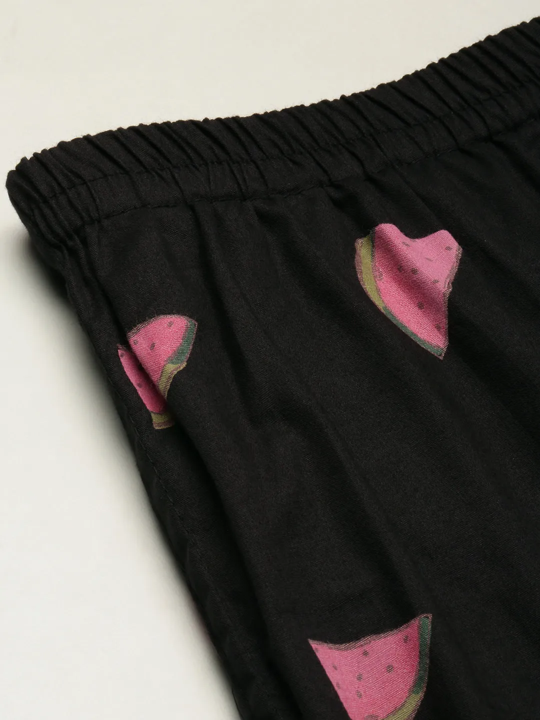 Men Black Slim Fit Conversational Printed Cotton Boxer