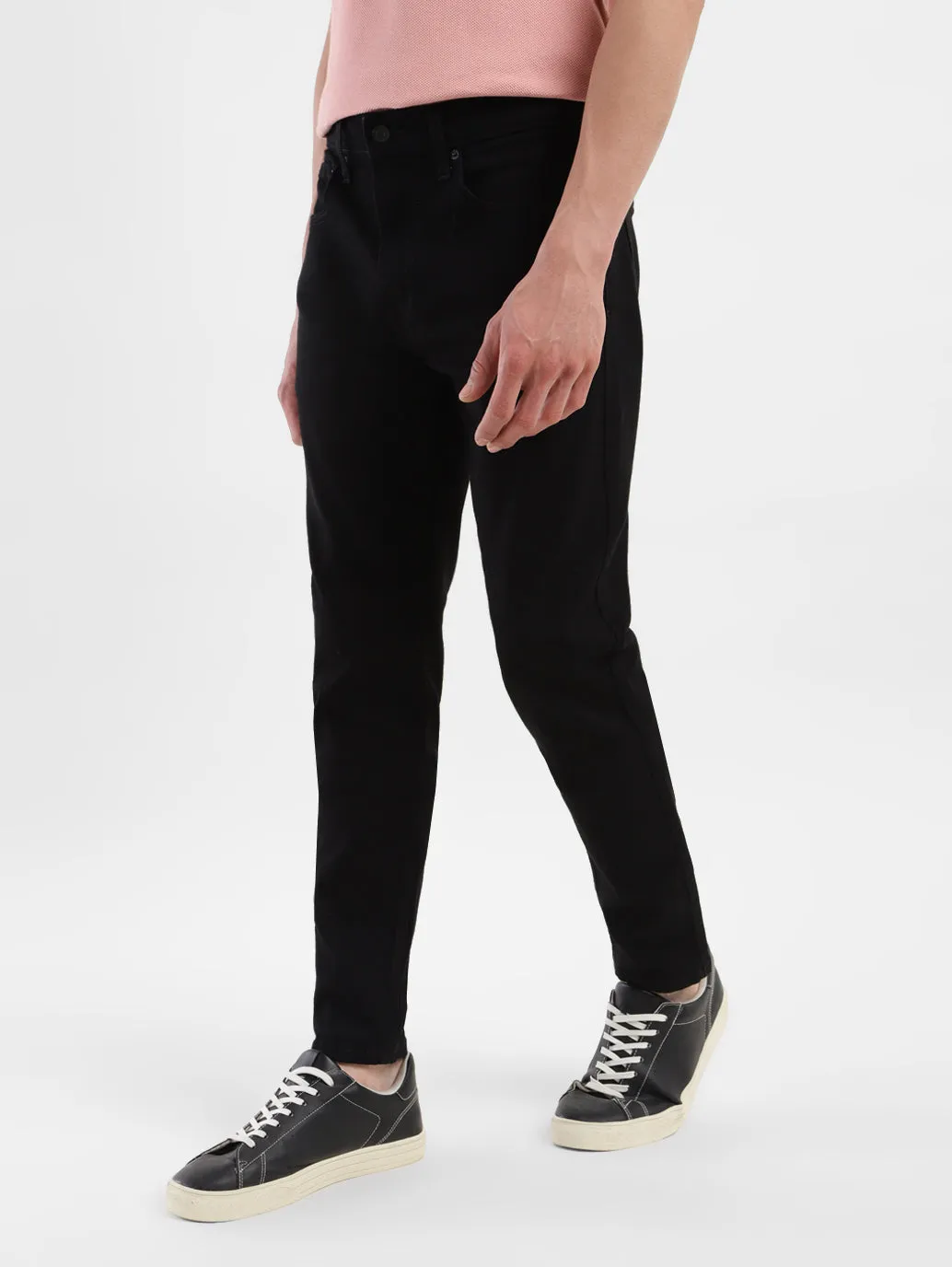 Men's 512 Black Slim Tapered Fit Mid Rise Jeans