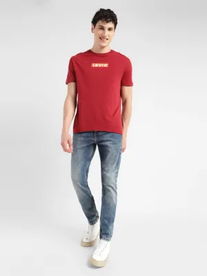 Men's 512 Blue Slim Tapered Fit Mid Rise Jeans