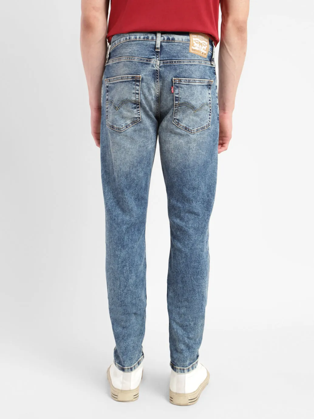 Men's 512 Blue Slim Tapered Fit Mid Rise Jeans