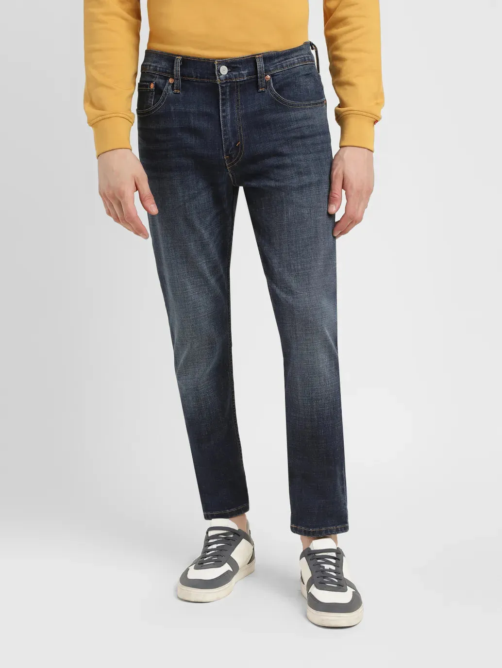 Men's 512 Dark Indigo Slim Tapered Fit Mid Rise Jeans