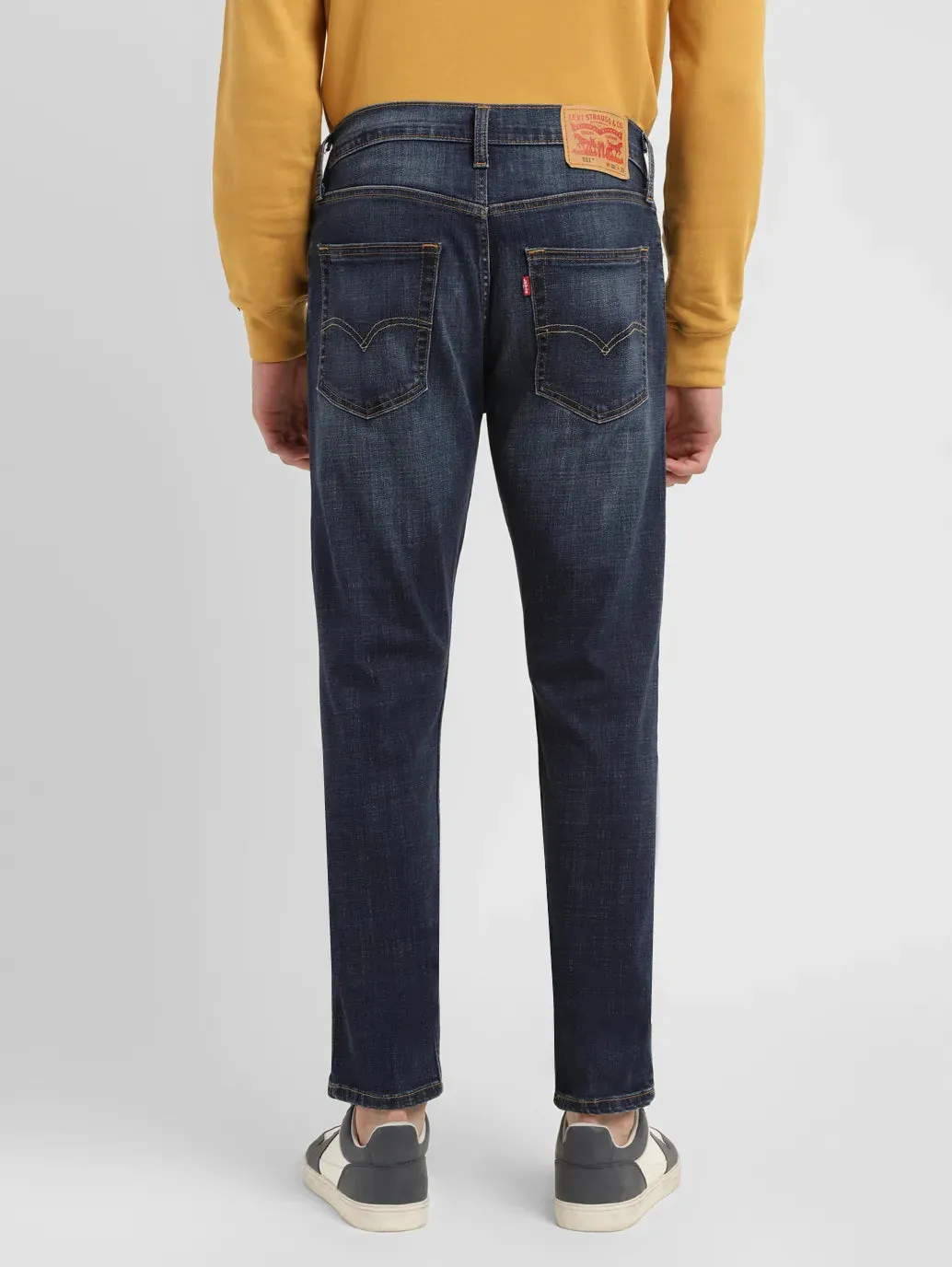 Men's 512 Dark Indigo Slim Tapered Fit Mid Rise Jeans