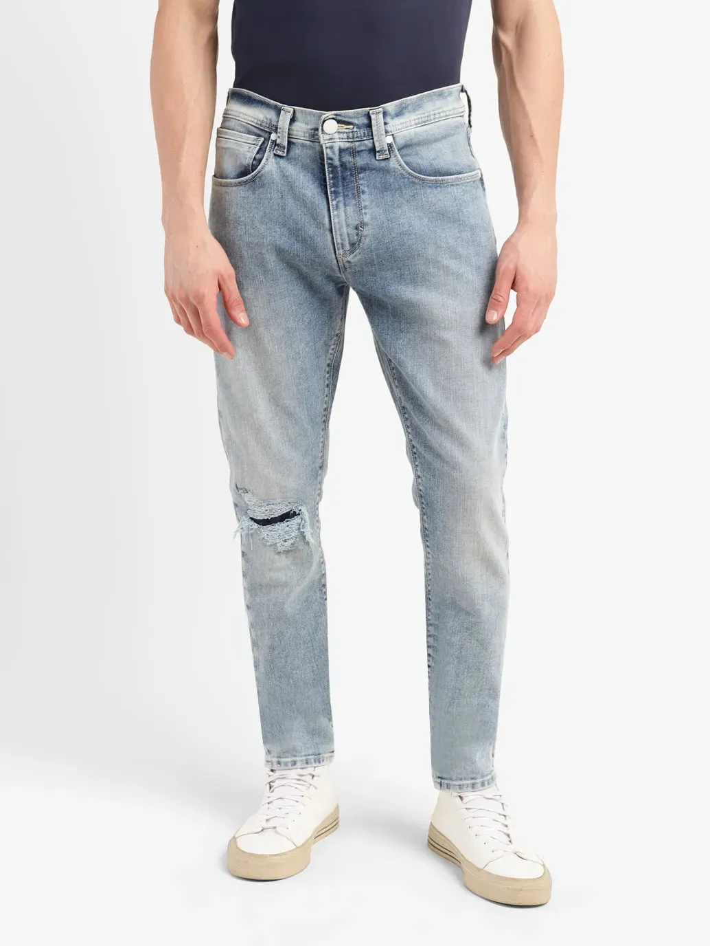Men's 512 Mid Indigo Slim Tapered Fit Mid Rise Jeans