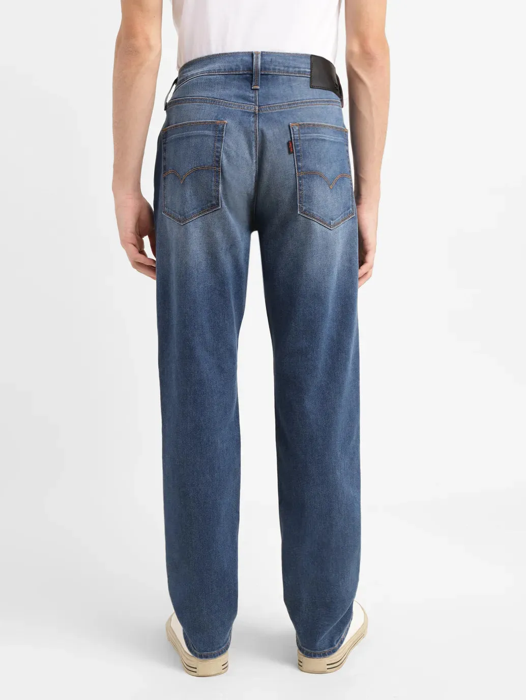 Men's 512 Mid Indigo Slim Tapered Fit Mid Rise Jeans