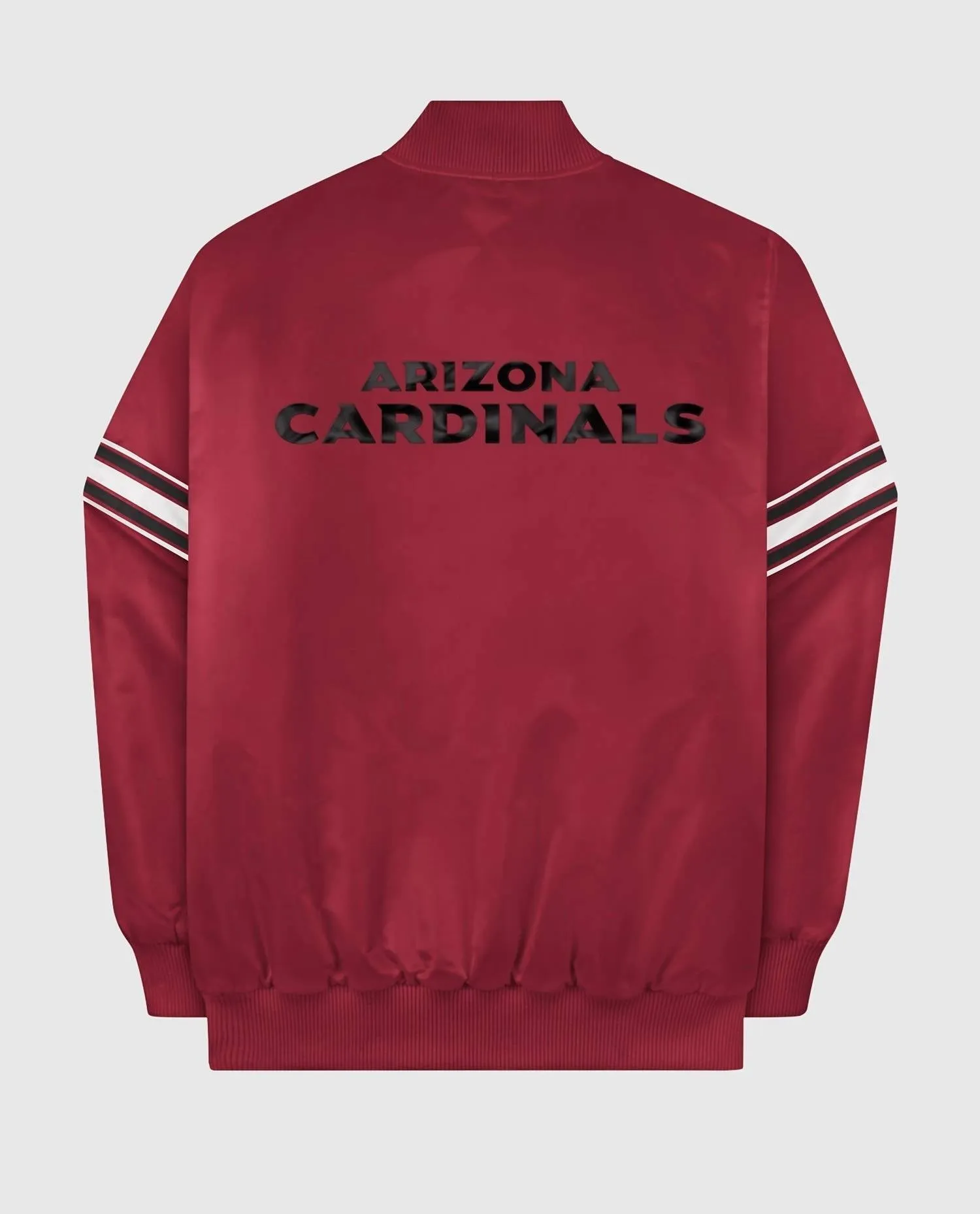 Men's Arizona Cardinals Satin Full-Snap Jacket In Red