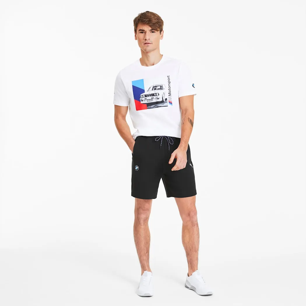 Men's BMW M Motorsport Men's Sweat Shorts in Black
