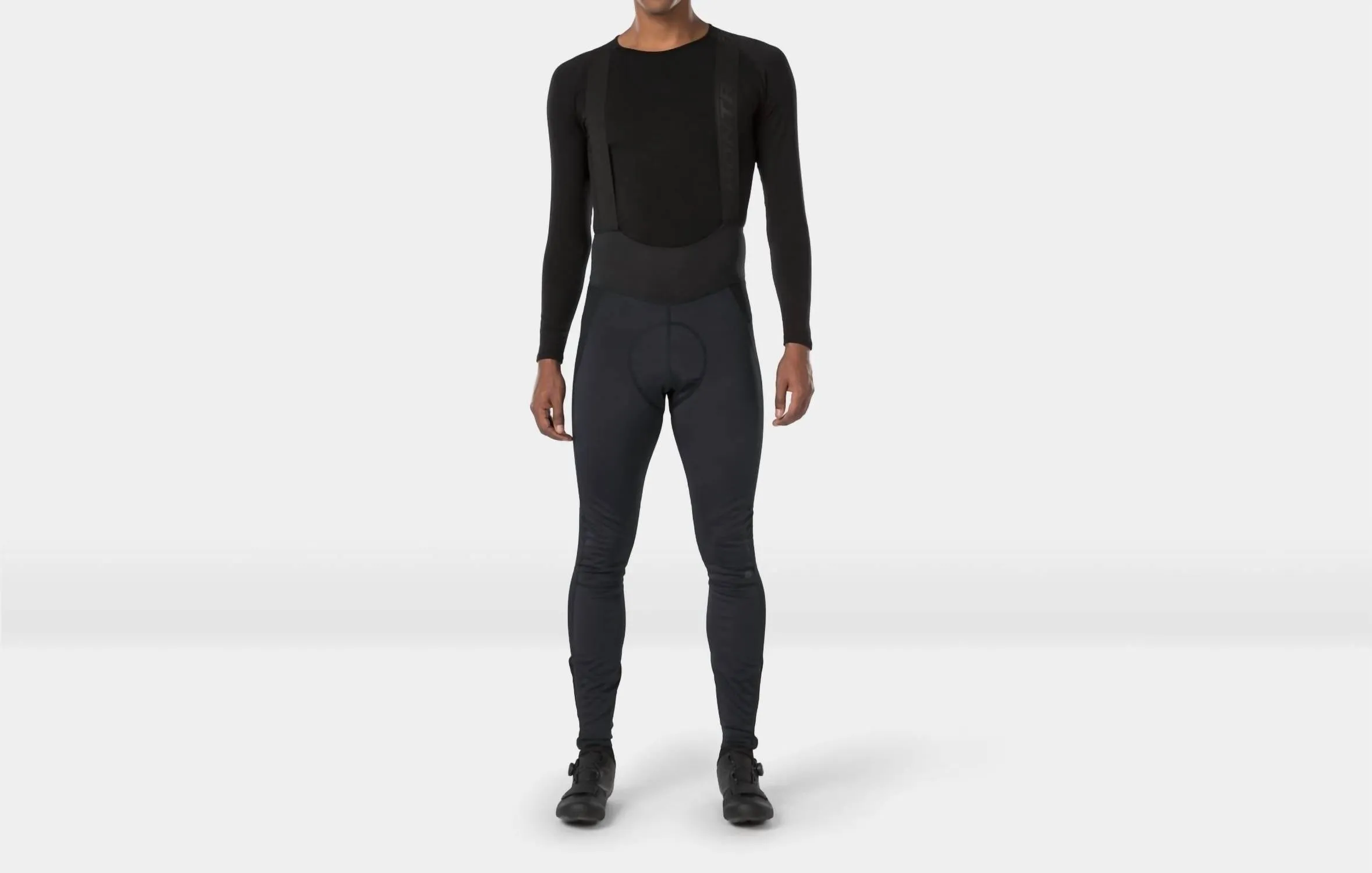 Men's Bontrager Velocis Softshell Cycling Bib Tight In Black
