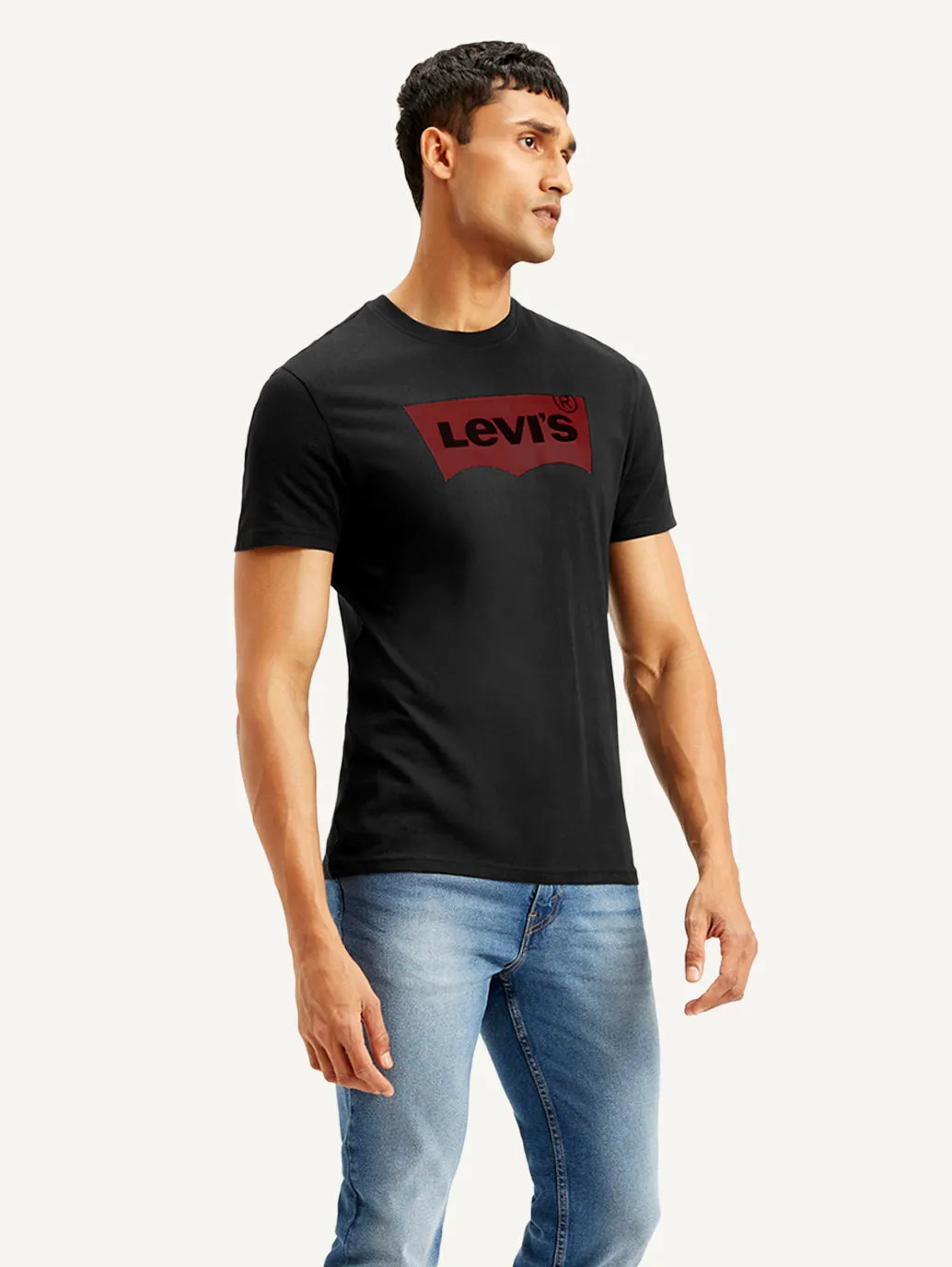 Men's Brand Logo Slim Fit T-shirt