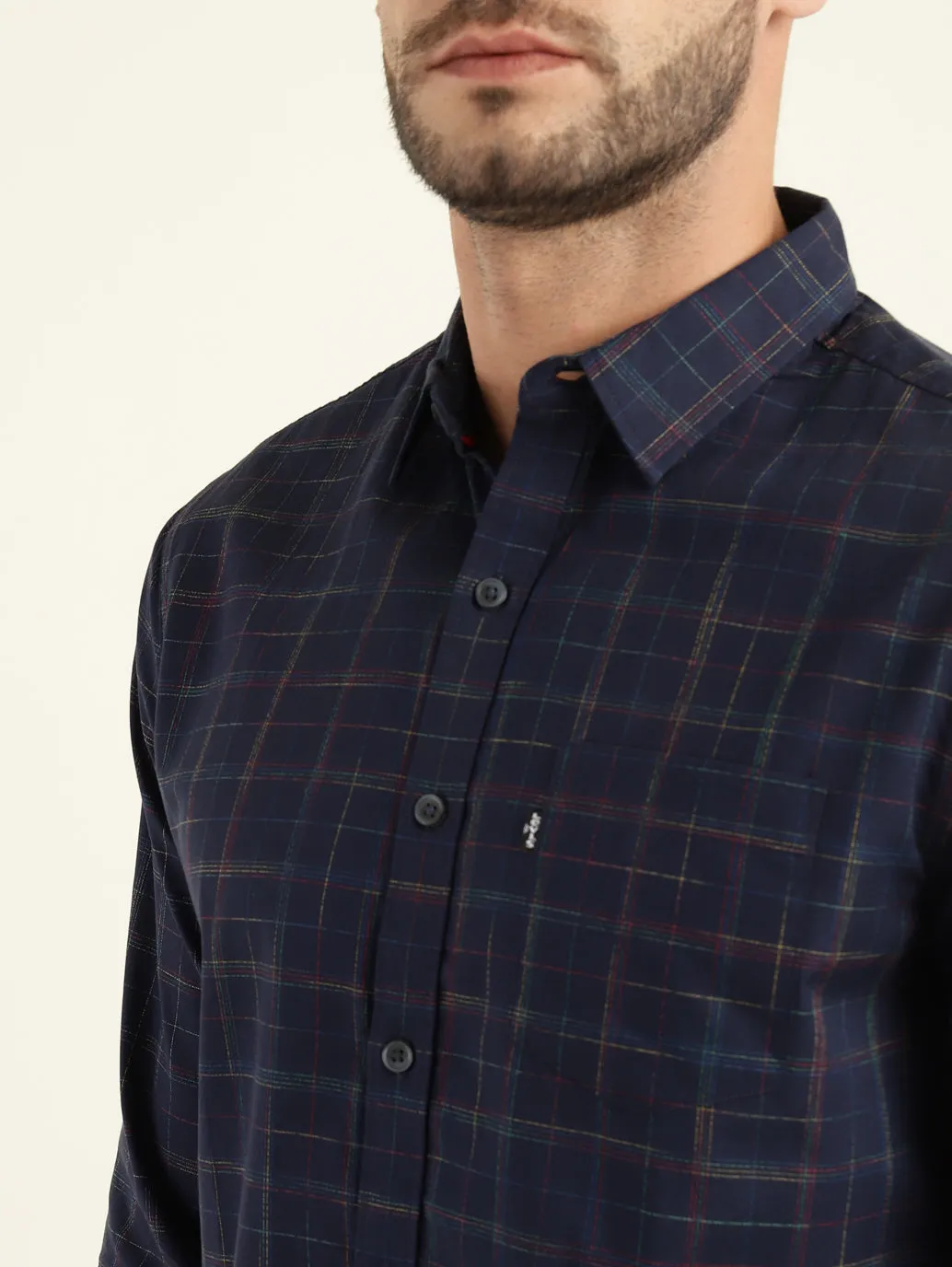 Men's Checkered Slim Fit Shirt